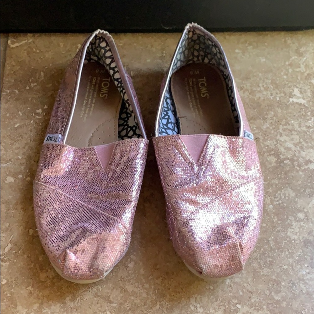 Toms Pink Sparkles